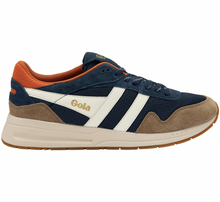 Load image into Gallery viewer, Gola Classics Men's Delta Sneakers - Navy/Tobacco/Off White
