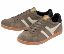 Load image into Gallery viewer, Gola Classics Men's Equipe II Suede Sneakers - Urban Moss/Off White/Black
