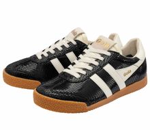 Load image into Gallery viewer, Gola Classics Women's Elan Serpent Sneakers - Black/Off White
