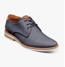 Load image into Gallery viewer, Highland Canvas Plain Toe Oxford - Navy
