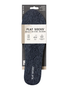 Dark Lace Flat Socks