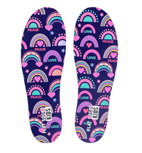 Load image into Gallery viewer, Rainbow Explosion Flat Socks-Kids
