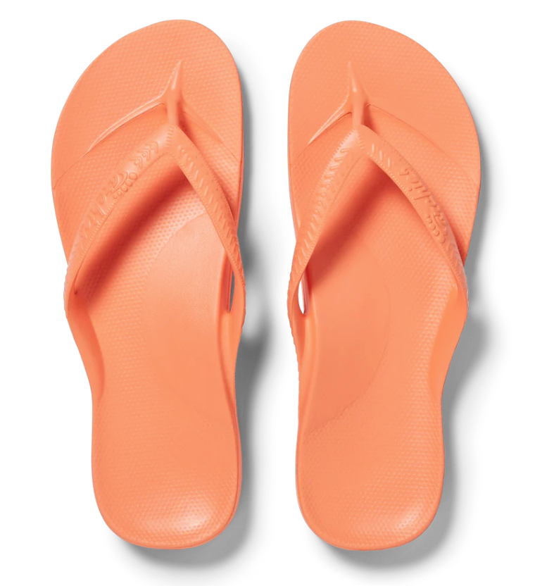 Archies - Arch Support Flip Flops - Peach