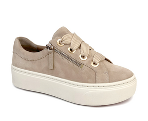 Aubrey Platform Lace-Up - Sand