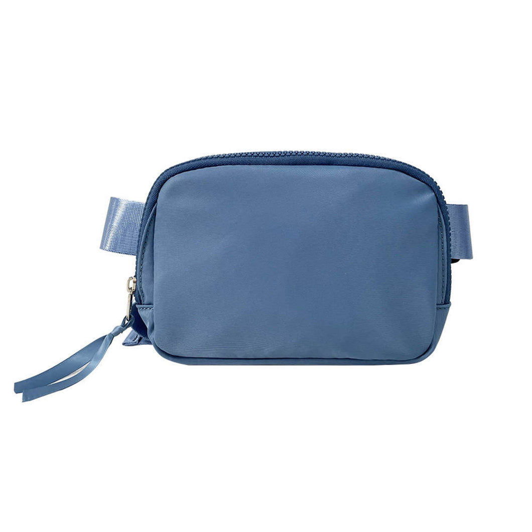 Nylon Belt Bag | Sling Bag | Waist Bag: Blue