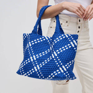 Sky's The Limit - Large Woven Neoprene Tote: Nude