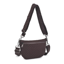 Load image into Gallery viewer, Ethereal - Woven Neoprene Crossbody Bag: Fuchsia
