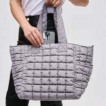 Load image into Gallery viewer, Dreamer - Quilted Puffer Nylon Tote: Rose
