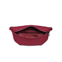 Load image into Gallery viewer, Ethereal - Woven Neoprene Crossbody Bag: Fuchsia
