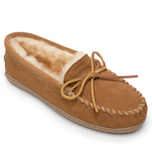 Load image into Gallery viewer, Sheepskin Hardsole Moc-Tan
