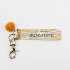 You Are My Sunshine Canvas Keychain
