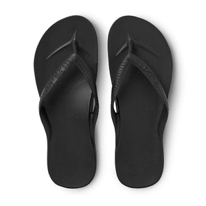 Archies - Arch Support Flip Flops - Black