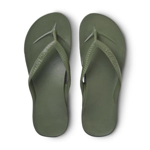 Archies - Arch Support Flip Flops - Khaki (Olive)