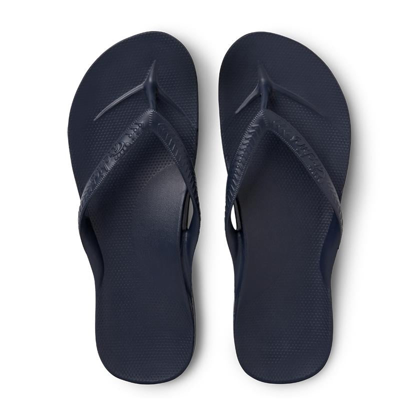 Archies - Arch Support Flip Flops - Navy