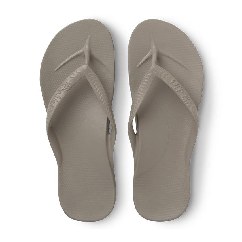 Archies - Arch Support Flip Flops - Taupe