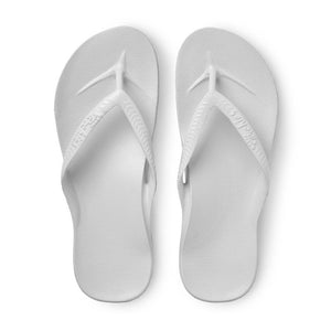Archies - Arch Support Flip Flops - White