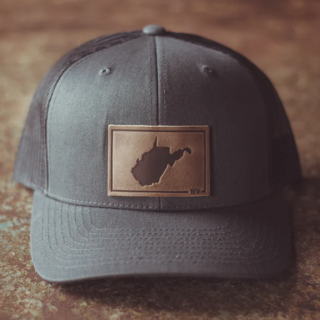 West Virginia State Hat- Charcoal