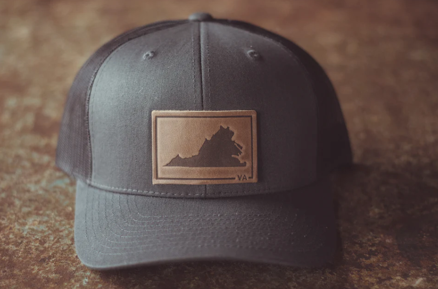 Virginia State Hat- Charcoal