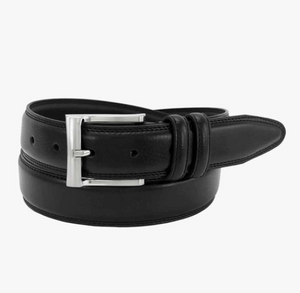 Martin Pebble Grain Leather Belt-Black