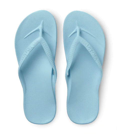 Archies - Arch Support Flip Flops - Sky Blue
