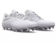 Load image into Gallery viewer, Boys&#39; UA Blur Select MC Jr. Football Cleats - White
