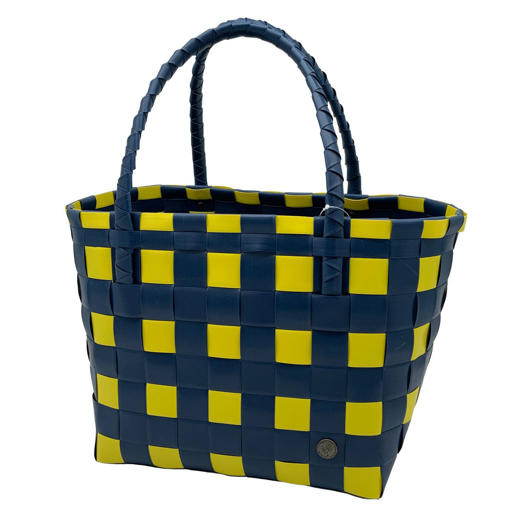 Spirit Ocean Blue/Sunshine Yellow Classic Weave Recycled Tote
