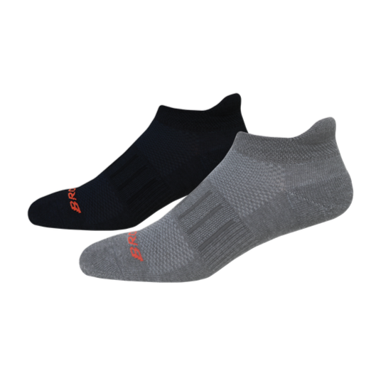 Ghost Midweight Socks - 2 pack - Grey/Flame & Black/Flame