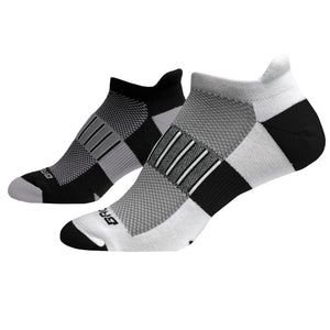 Ghost Midweight Socks - 2 pack - Black & White