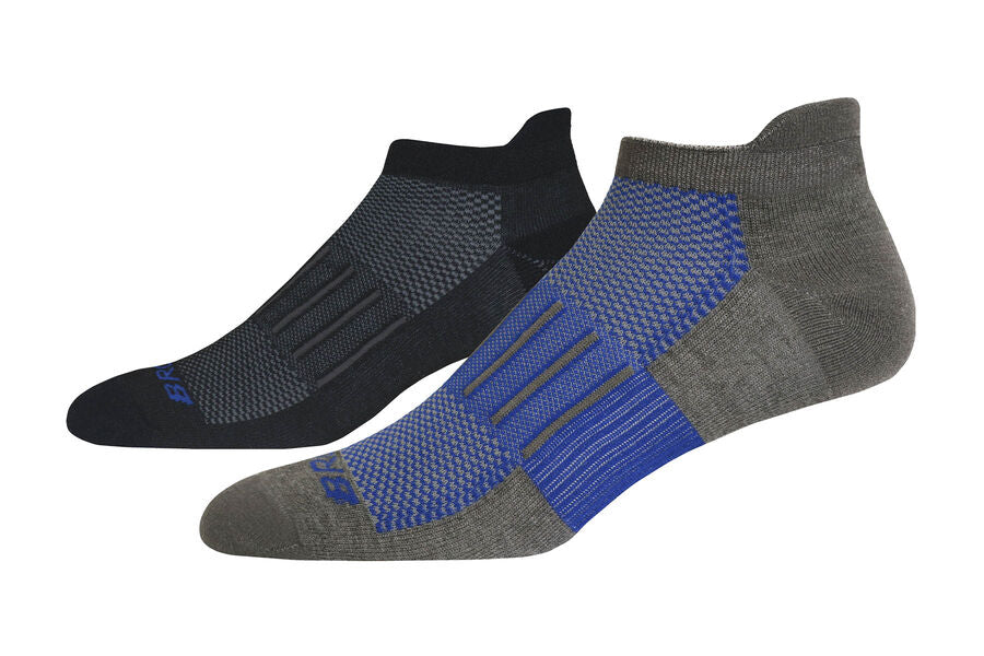 Ghost Midweight Socks-Blue/Black 2 pack