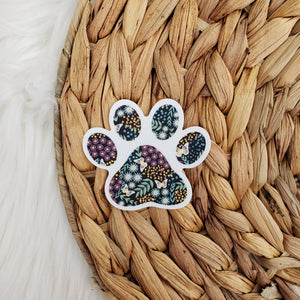 Dog Paw Floral